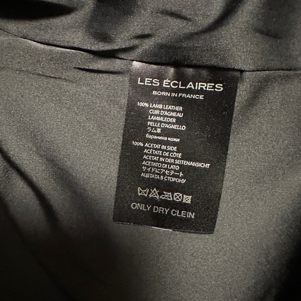 LES ECLAIRES leather jacket - Picture 8 of 11